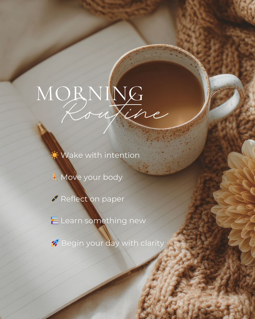 Morning Routines That Actually Work (with a Notebook by Your Side)