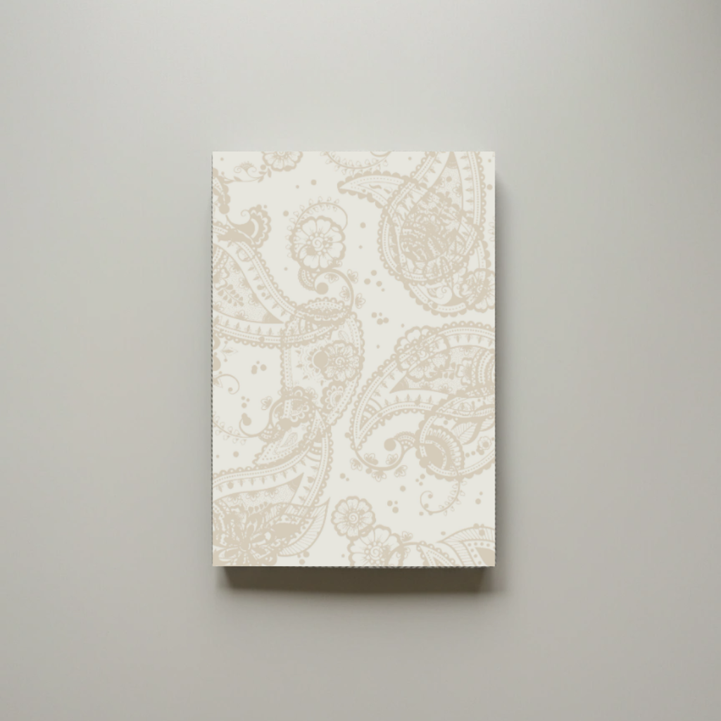 Paisley Earthtone A5 Notebook – 150 Pages | Edition 1 | Softcover Perfect Bound - Cork & Co