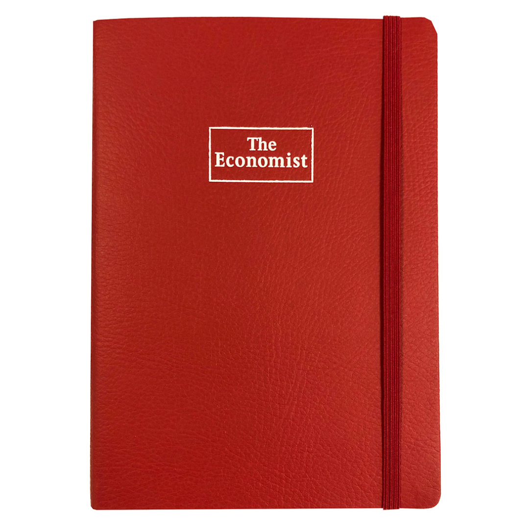 The Economist B6 Executive Notebooks - Ruled - Red