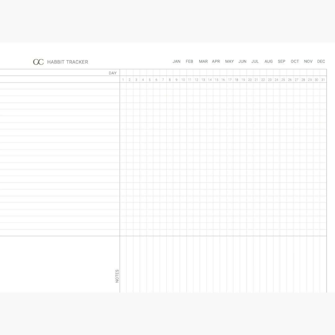 A4 Wiro Weekly Planner – Earthtones Paisley (Edition 1) | Undated | 55 Weeks + Habit Tracker - Cork & Co