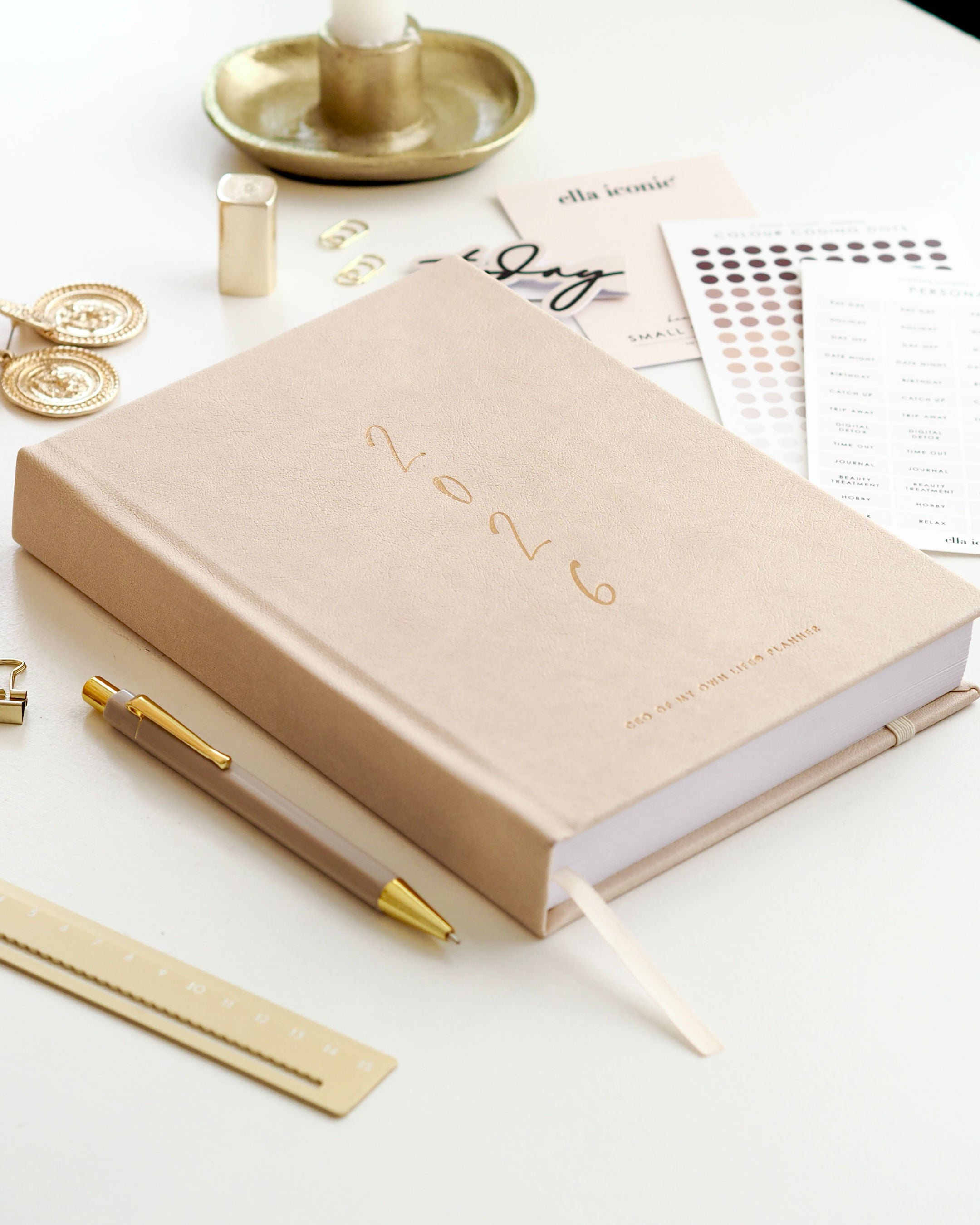 2026 Weekly Life Planner • CEO of My Own Life® • Sand Dunes