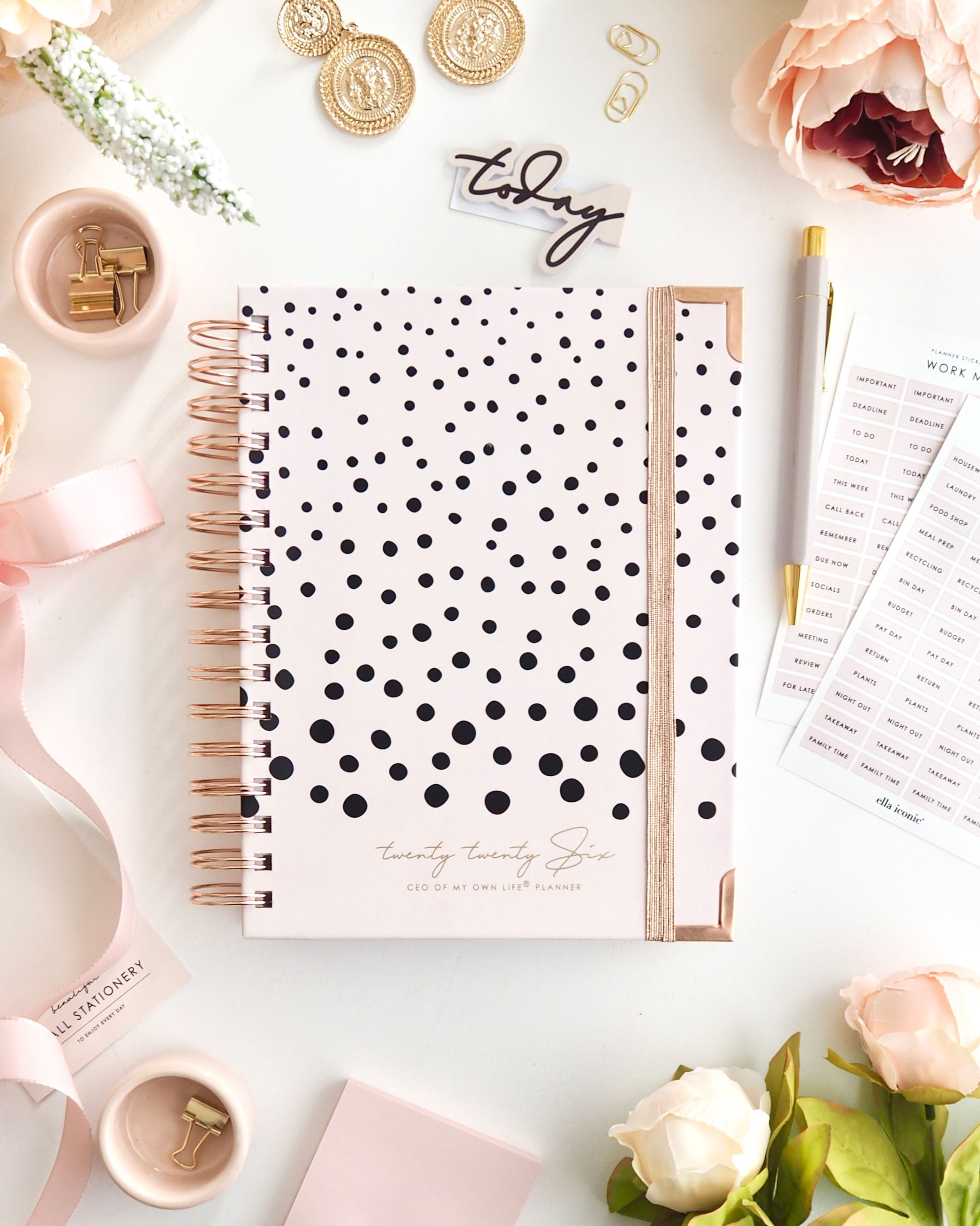 2026 Weekly Life Planner • CEO of My Own Life® • Dot Luxe