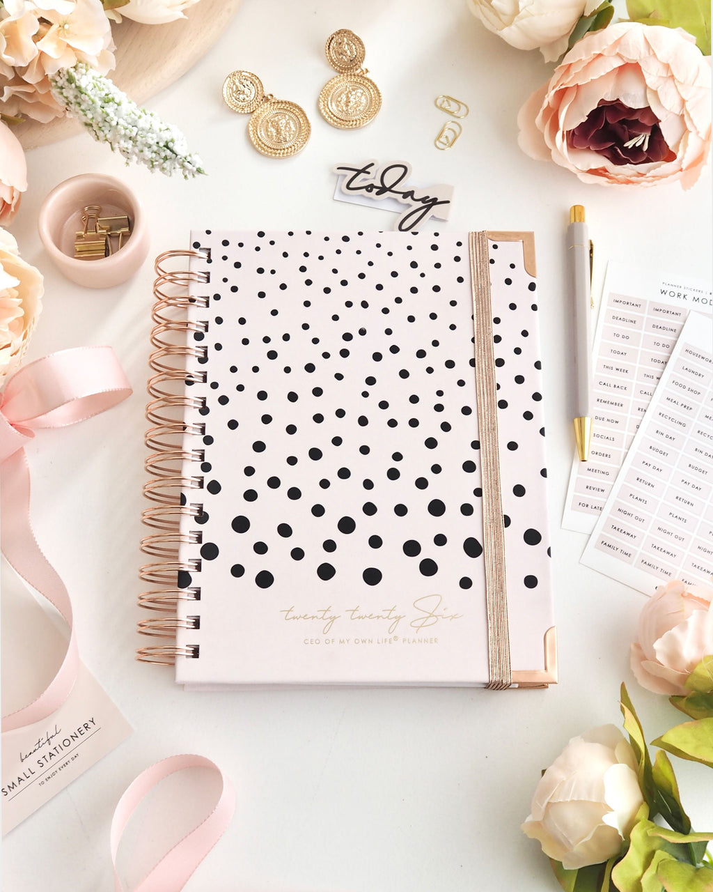 2026 Daily Life Planner • CEO of My Own Life® • Dot Luxe