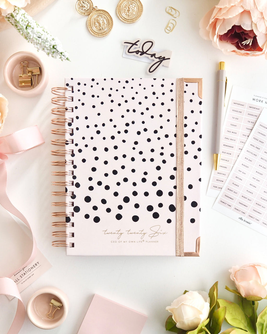 2026 Daily Life Planner • CEO of My Own Life® • Dot Luxe