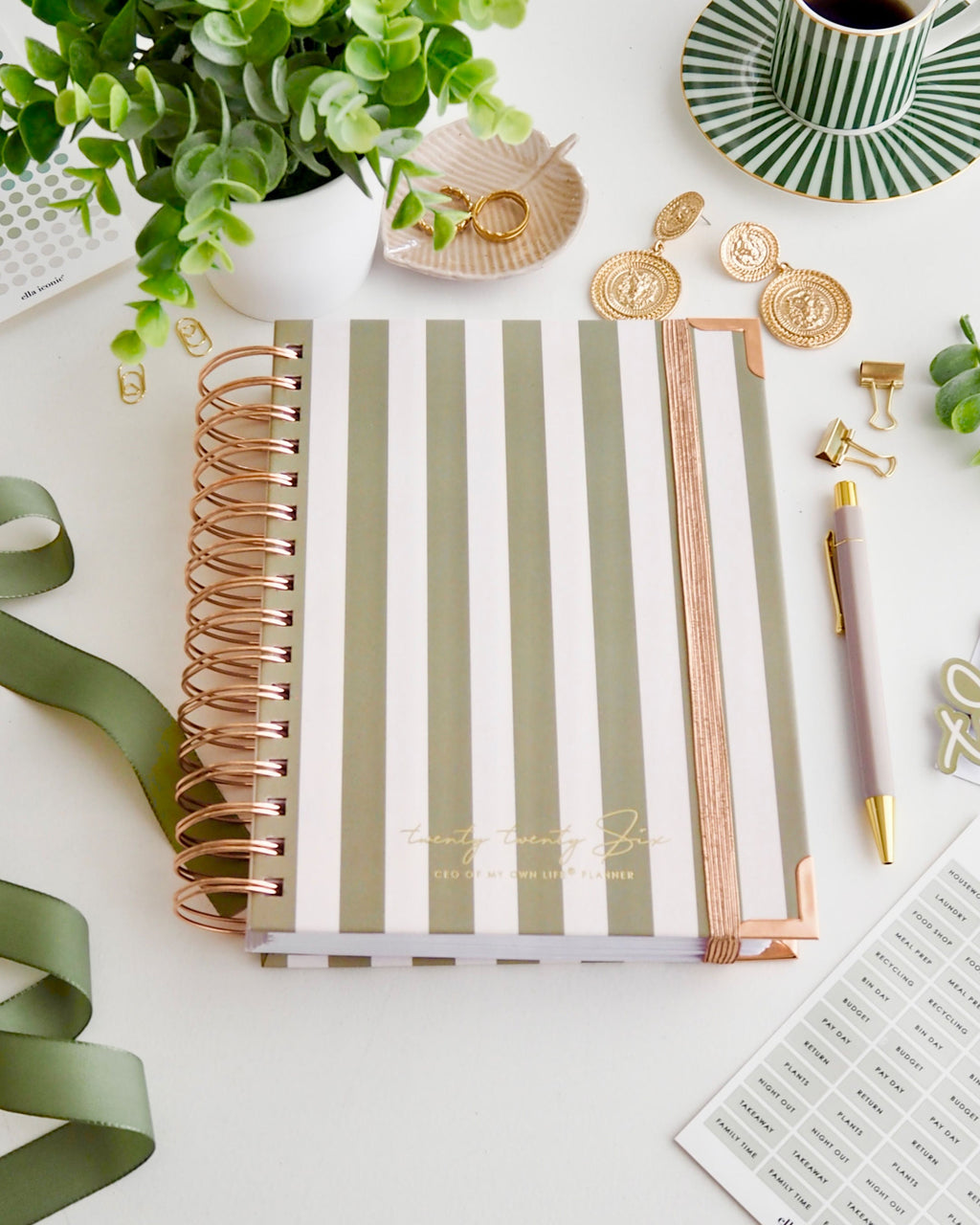 2026 Weekly Life Planner • CEO of My Own Life® • Olive