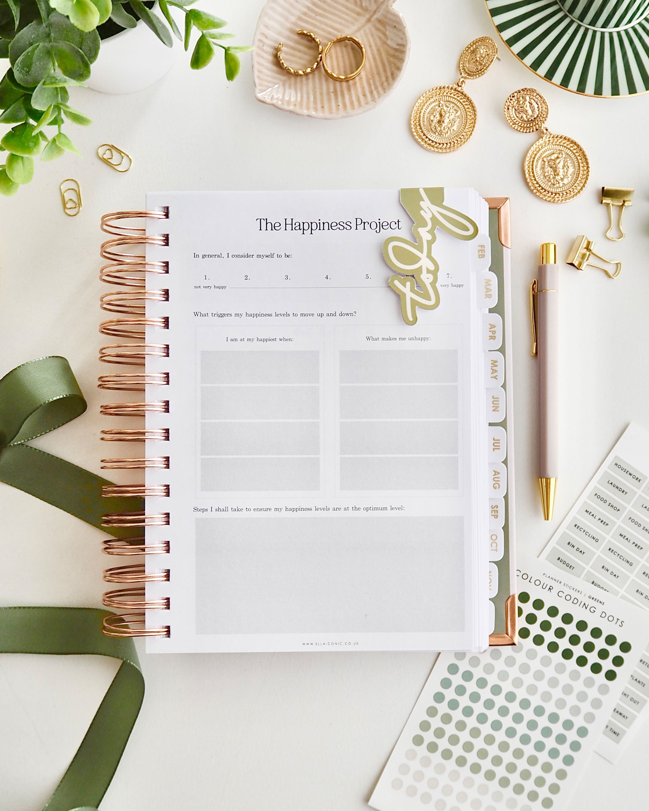 2026 Weekly Life Planner • CEO of My Own Life® • Olive