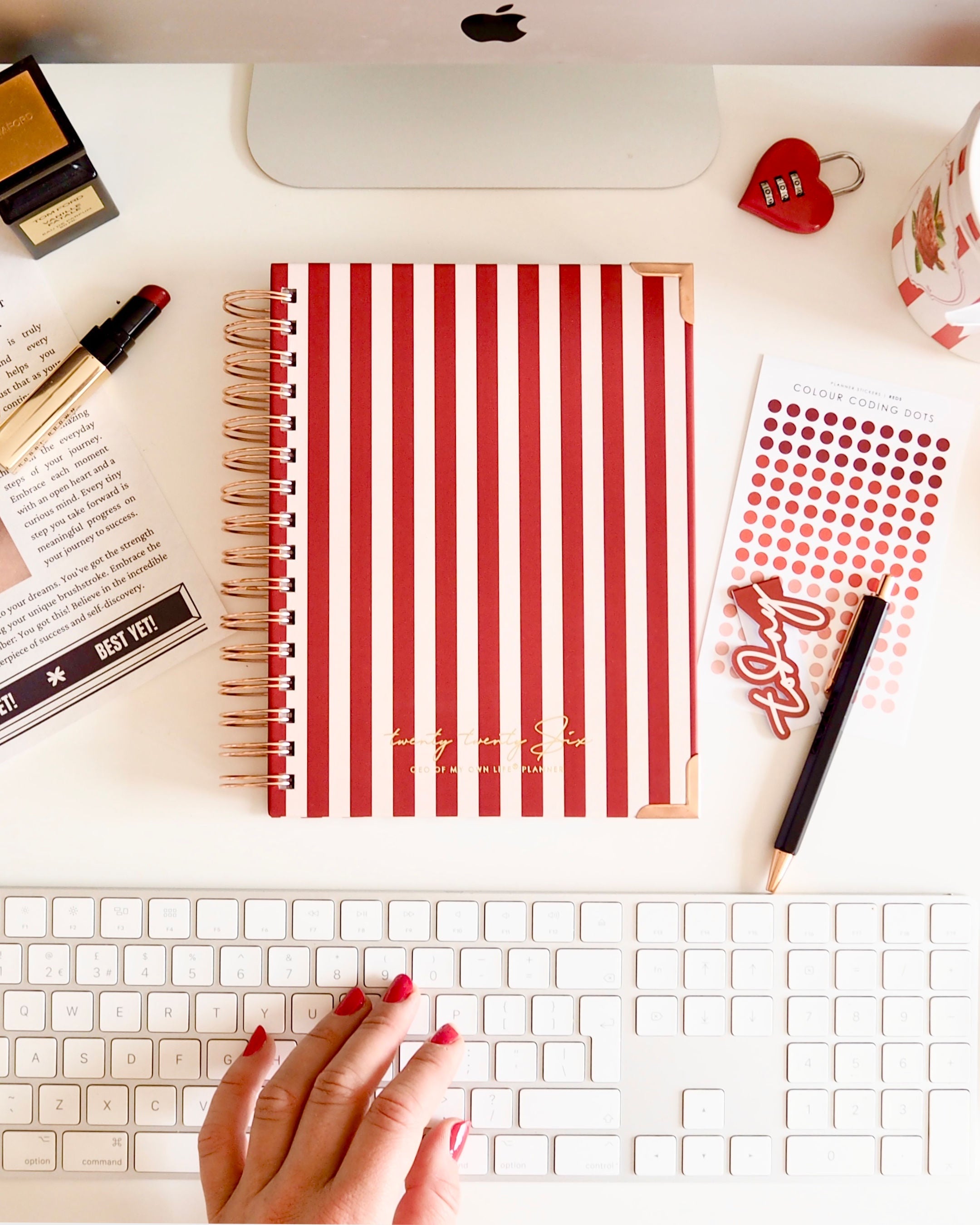 2026 Daily Life Planner • CEO of My Own Life® • Rouge