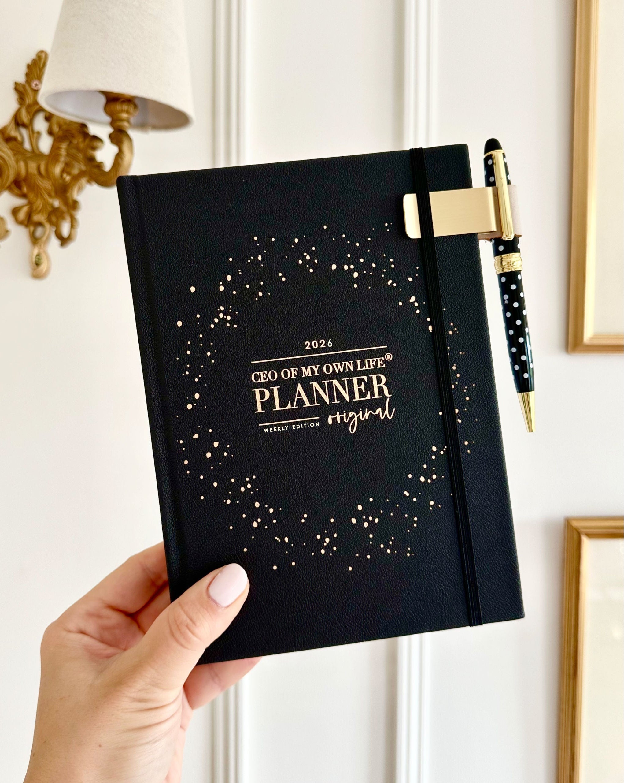 2026 Weekly Life Planner • CEO of My Own Life® • Black