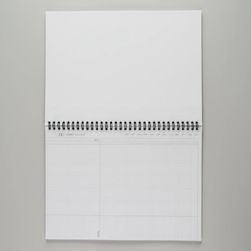 A4 Wiro Weekly Planner – Earthtones Paisley (Edition 1) | Undated | 55 Weeks + Habit Tracker - Cork & Co