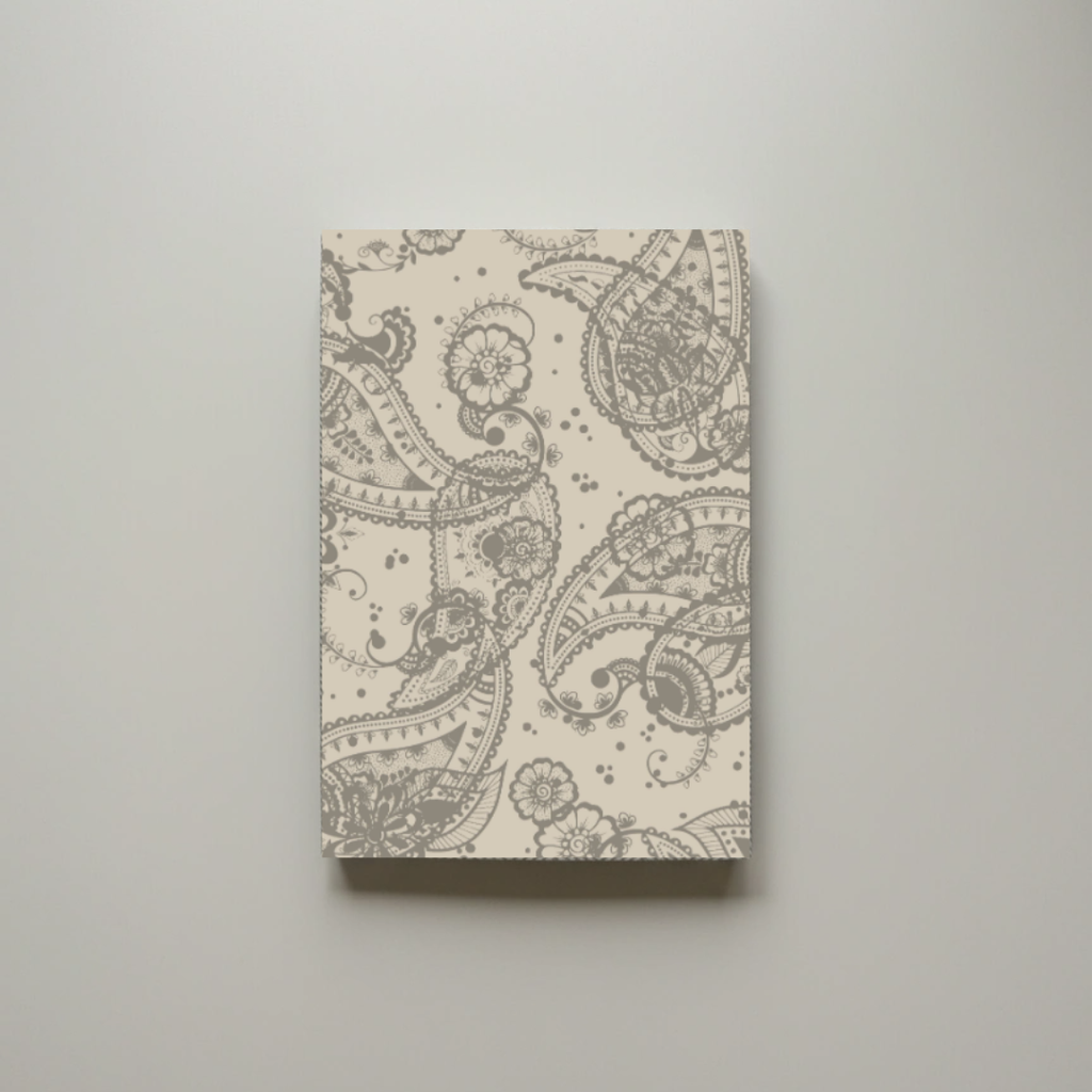 Paisley Earthtone A5 Notebook – 150 Pages | Edition 2 | Softcover Perfect Bound - Cork & Co