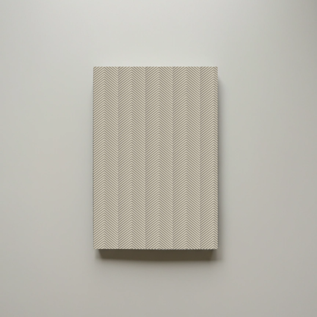 Herringbone Earthtone A5 Notebook – 150 Pages | Edition 2 | Softcover Perfect Bound - Cork & Co