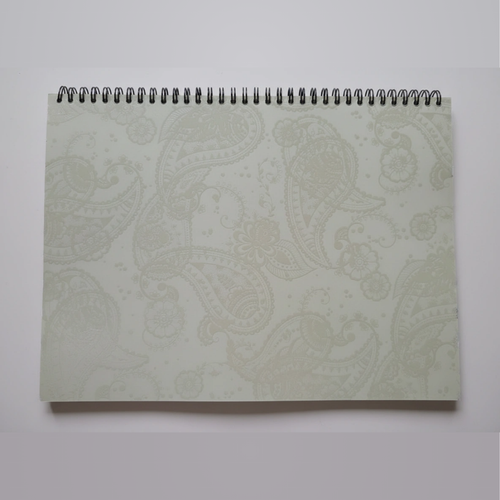 A4 Wiro Weekly Planner – Earthtones Paisley (Edition 1) | Undated | 55 Weeks + Habit Tracker - Cork & Co