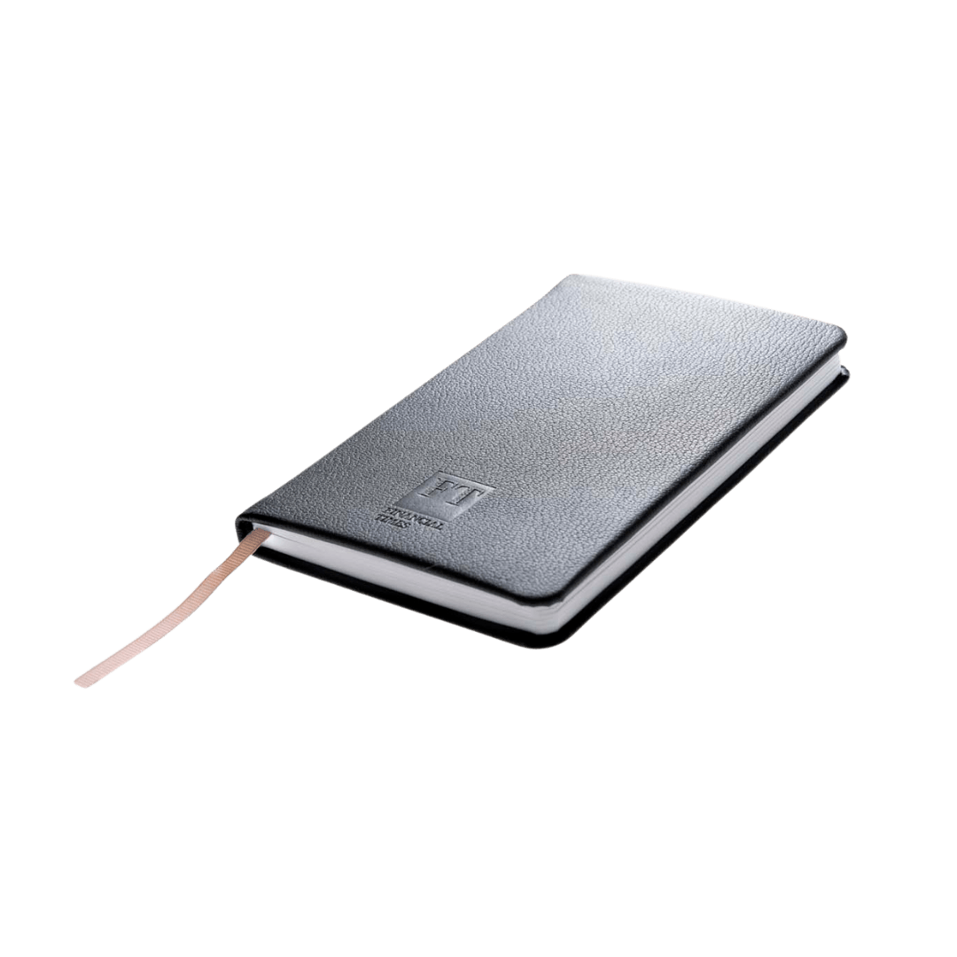 Financial Times Leather Notebook