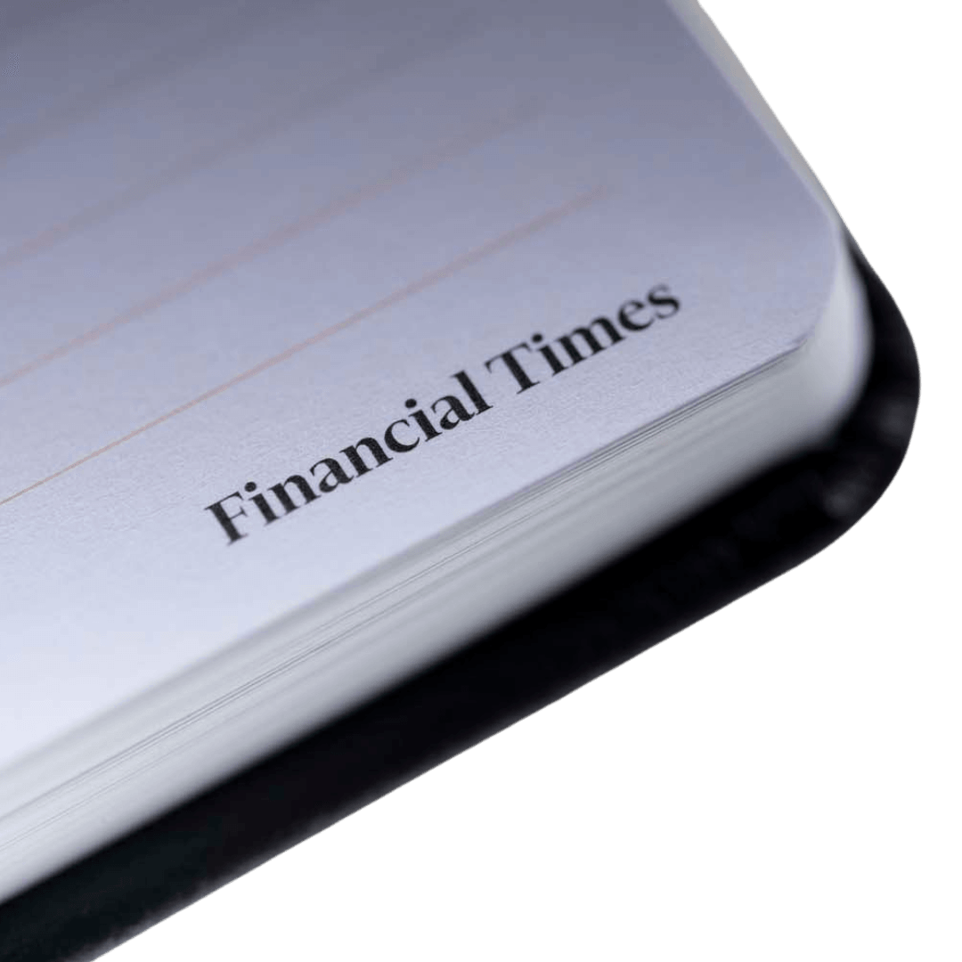 Financial Times Leather Notebook