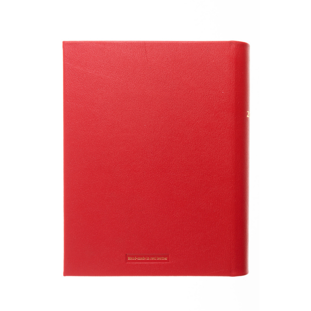 2026 Desk Diary - Week-to-View Planner - Red