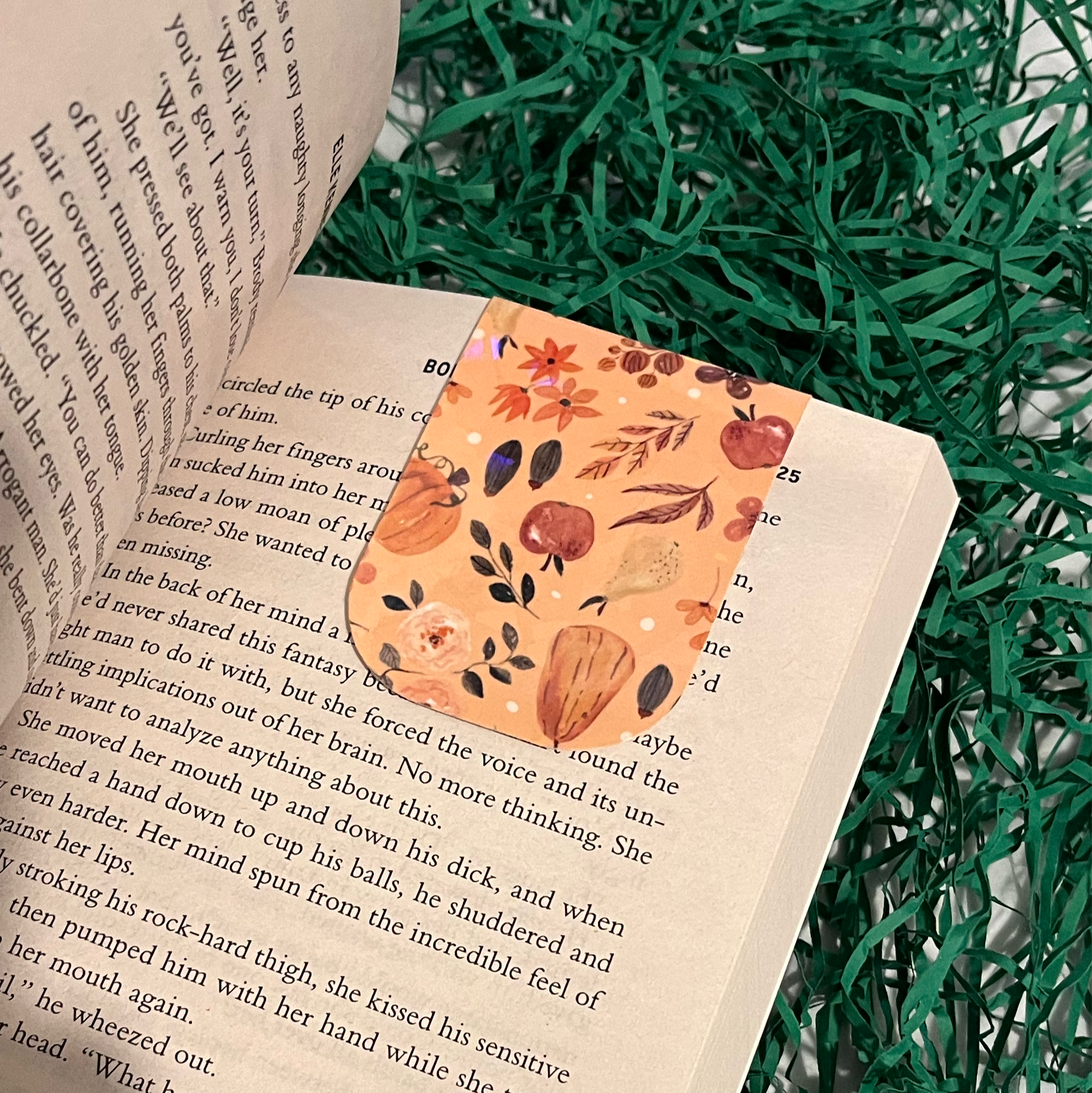 Autumnal magnetic bookmark
