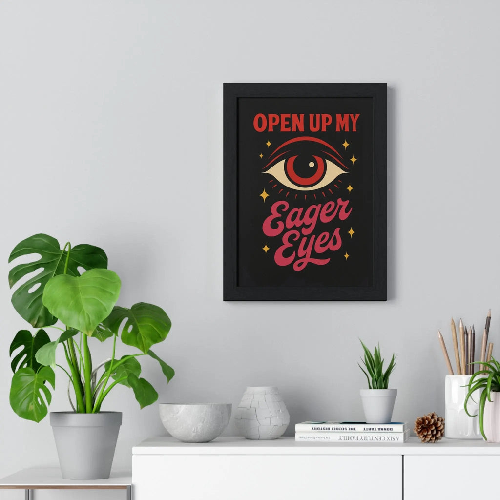 Eager Eyes Lyric Wall Art Print