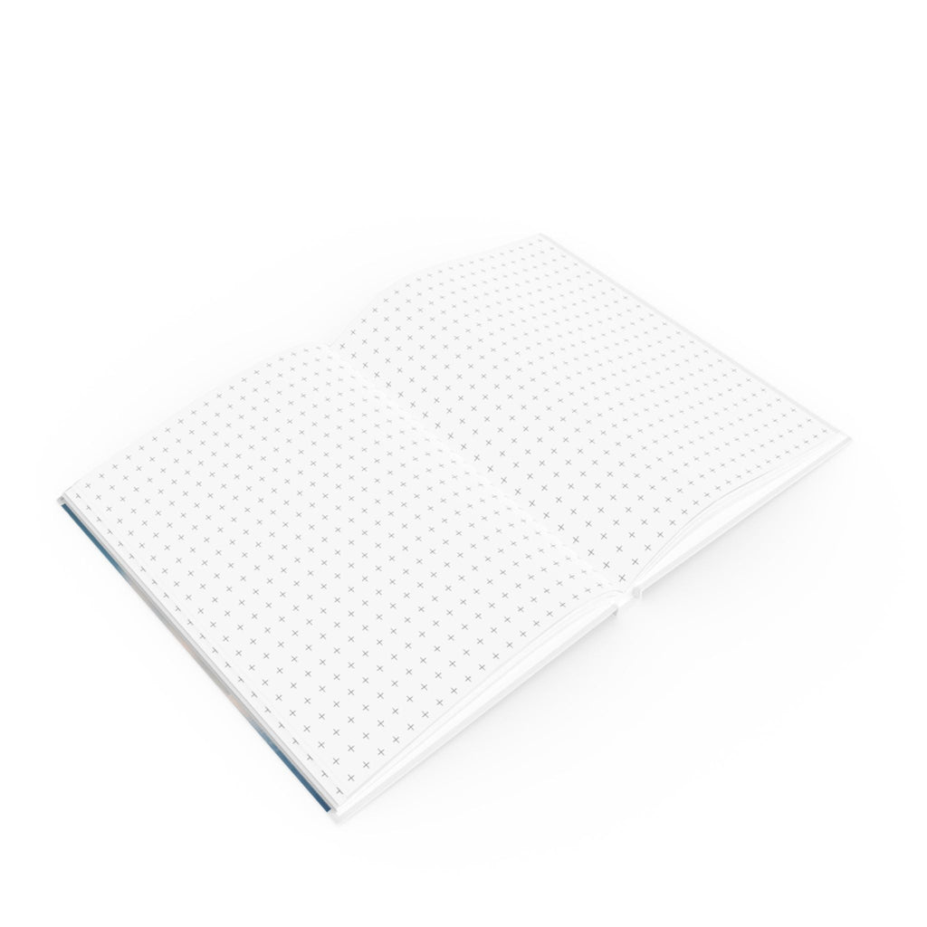 Serene Snowfall A5 Hardcover Journal – Tranquil Winter Design for Thoughtful Writing