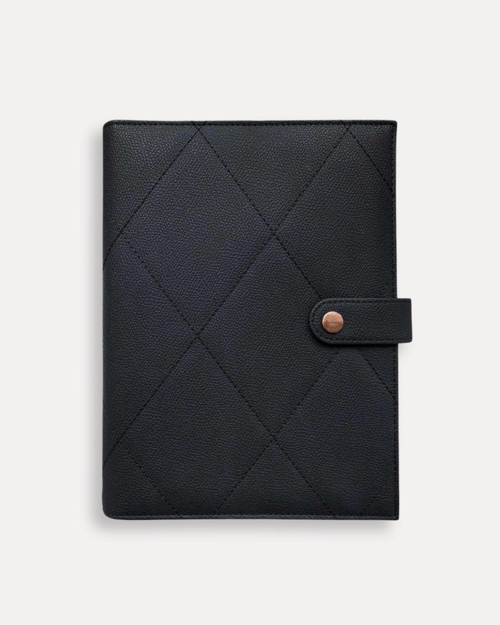 Vegan Leather A5 Ring Binder | Black