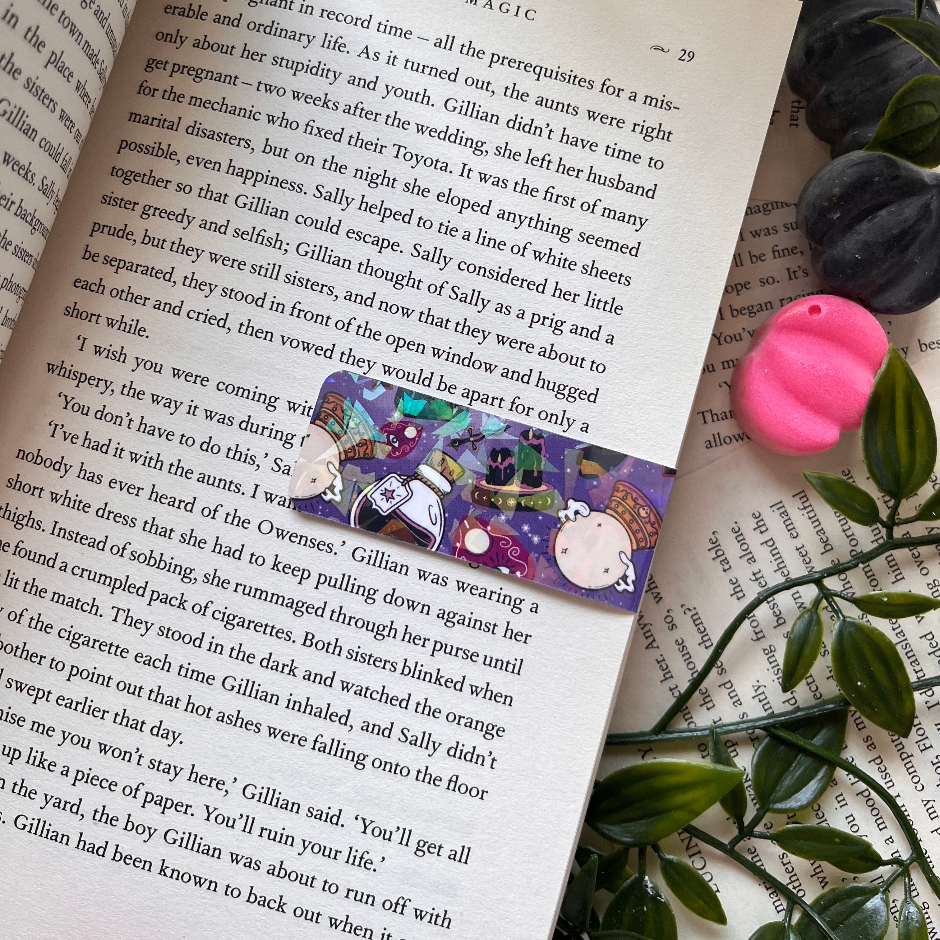 Mini Witches Be Crazy Magnetic Bookmark