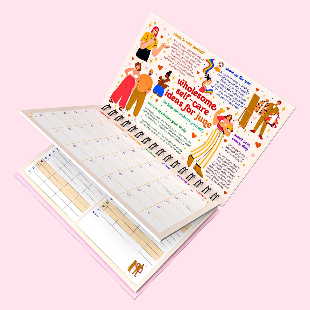2026 Dated Calendar: A Self-Love Journey