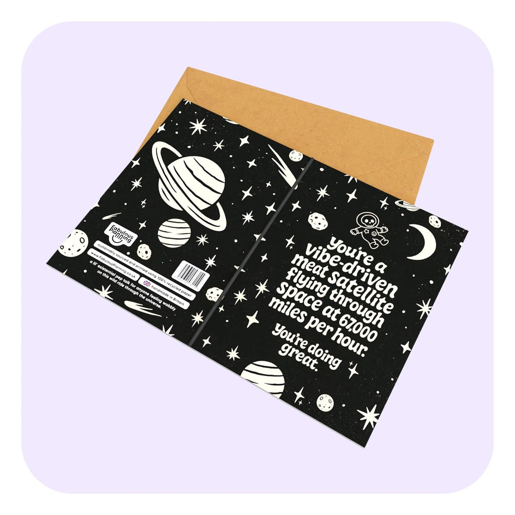 Mini Greeting Card - Vibe Satellite
