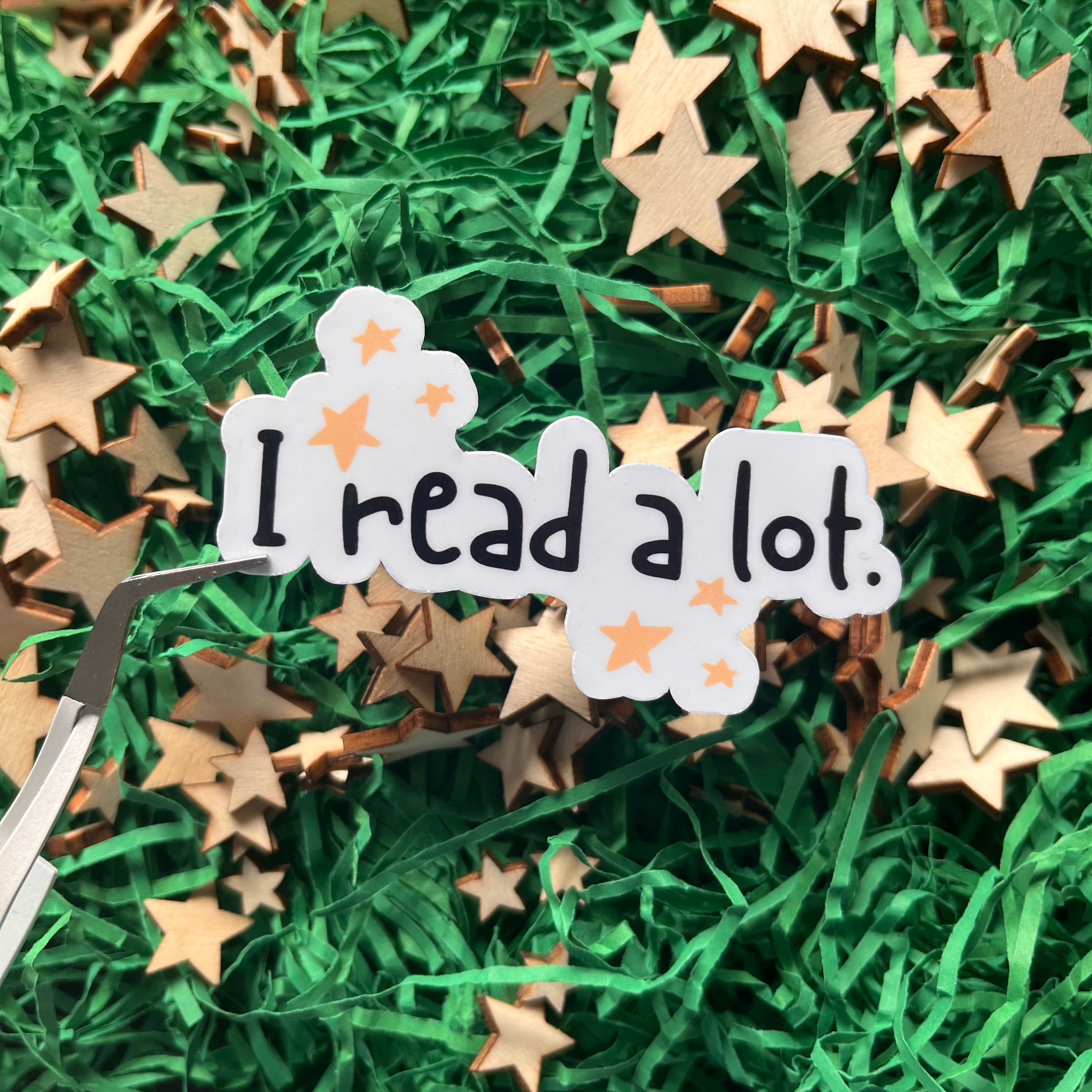 I Read A Lot Sticker