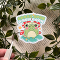 Croak Open Sticker