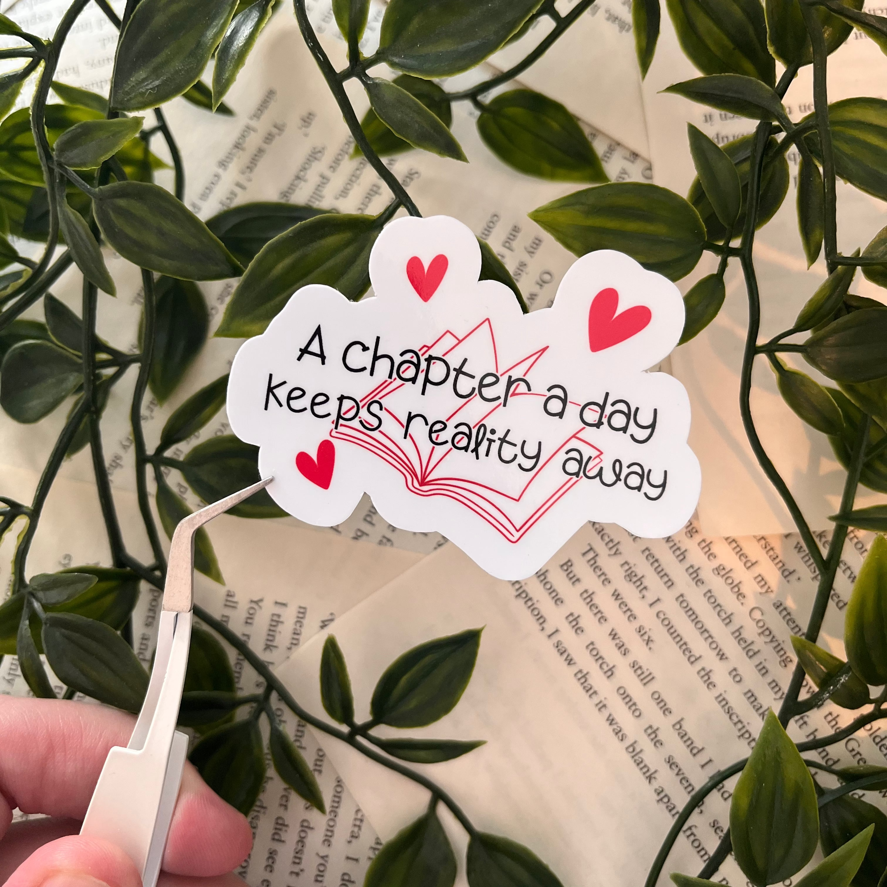 A chapter A day Sticker