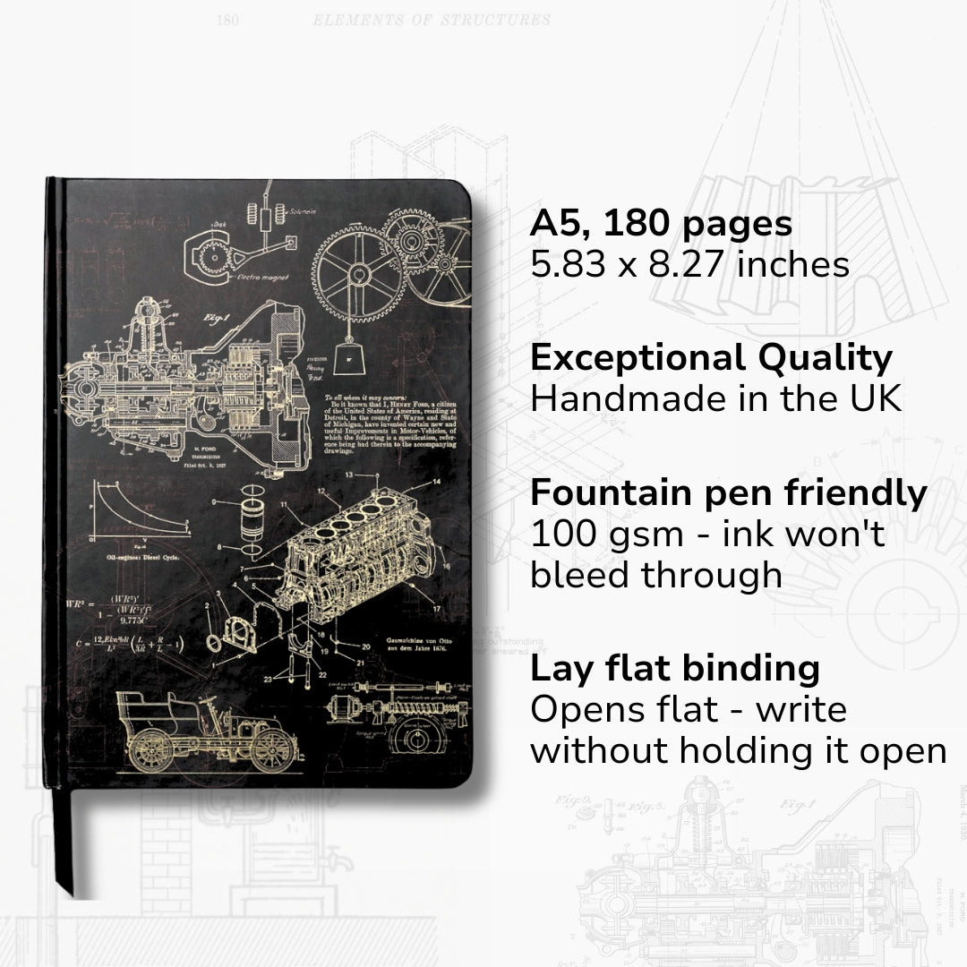 Mechanical Engineering A5 Hardcover