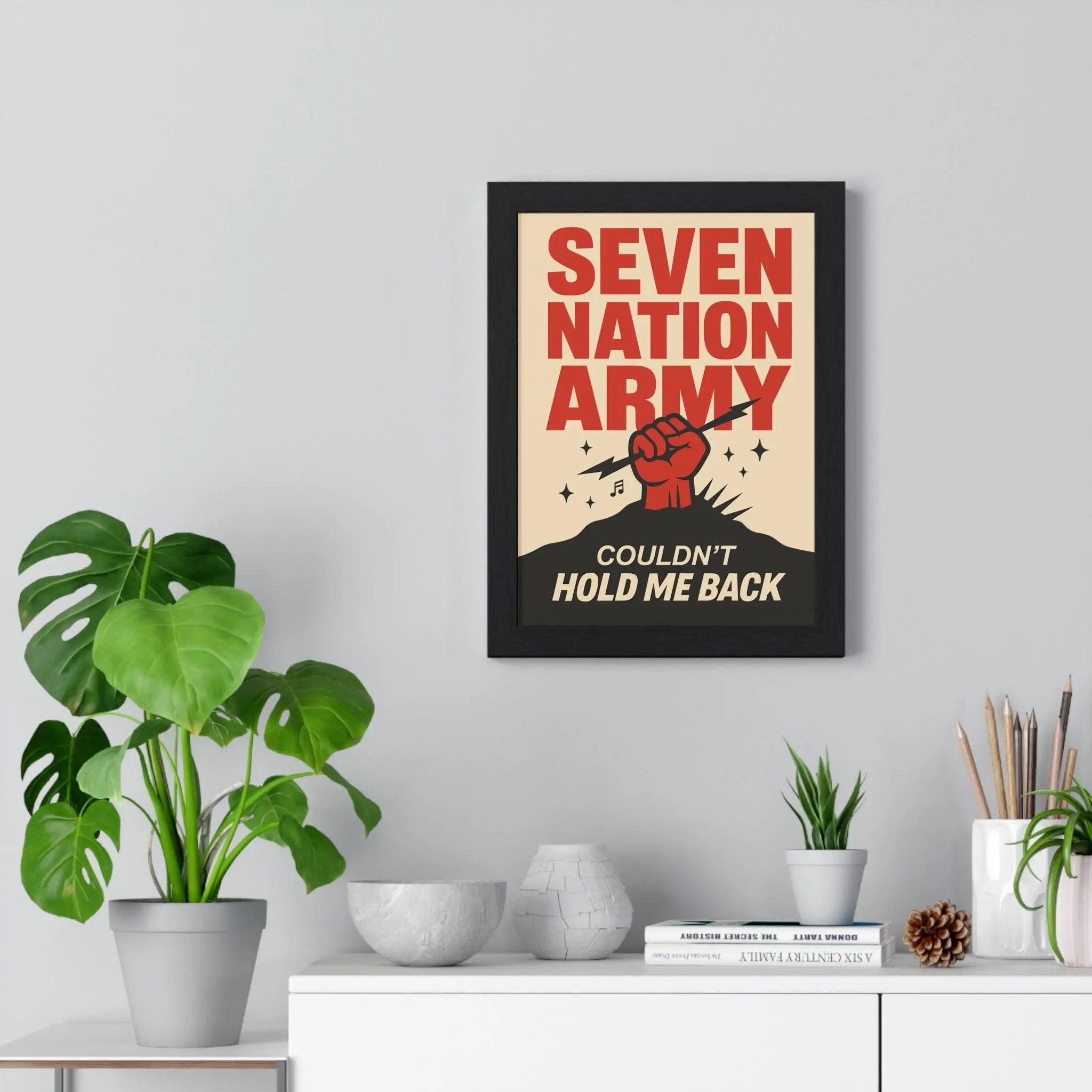 Seven Nation Army Lyric Wall Art Print