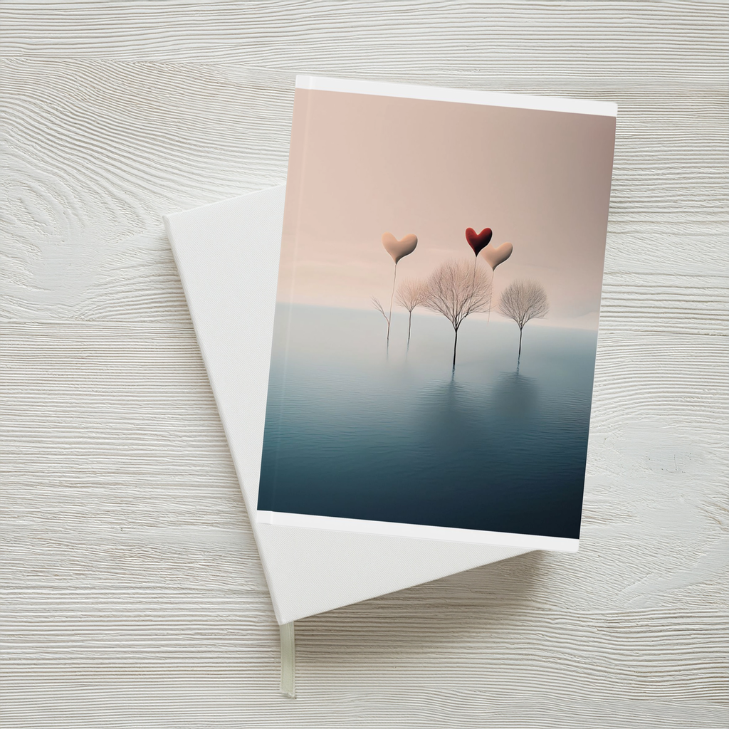 A5 Self-Care Journal – Minimalist Hardcover Notebook for Wellness, Reflection & Mindfulness