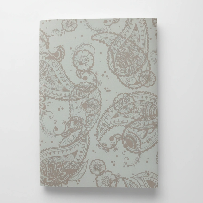 A4 Study Notebook Set – Earthtone Edition (Paisley Design) | 5-Pack - Cork & Co