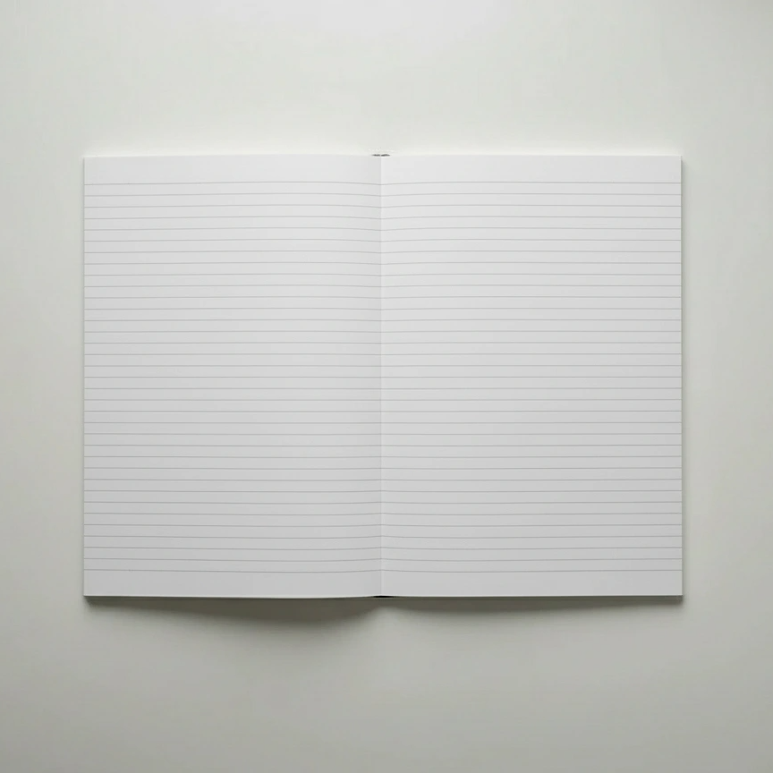 A4 Study Notebook Set – Stripe Earthtone Edition (Stripe Design) | 5-Pack