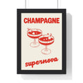 Champagne Supernova Poster | Oasis Inspired Lyric Wall Art