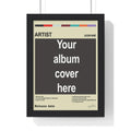 Custom Album Cover Poster | Personalised Music Print