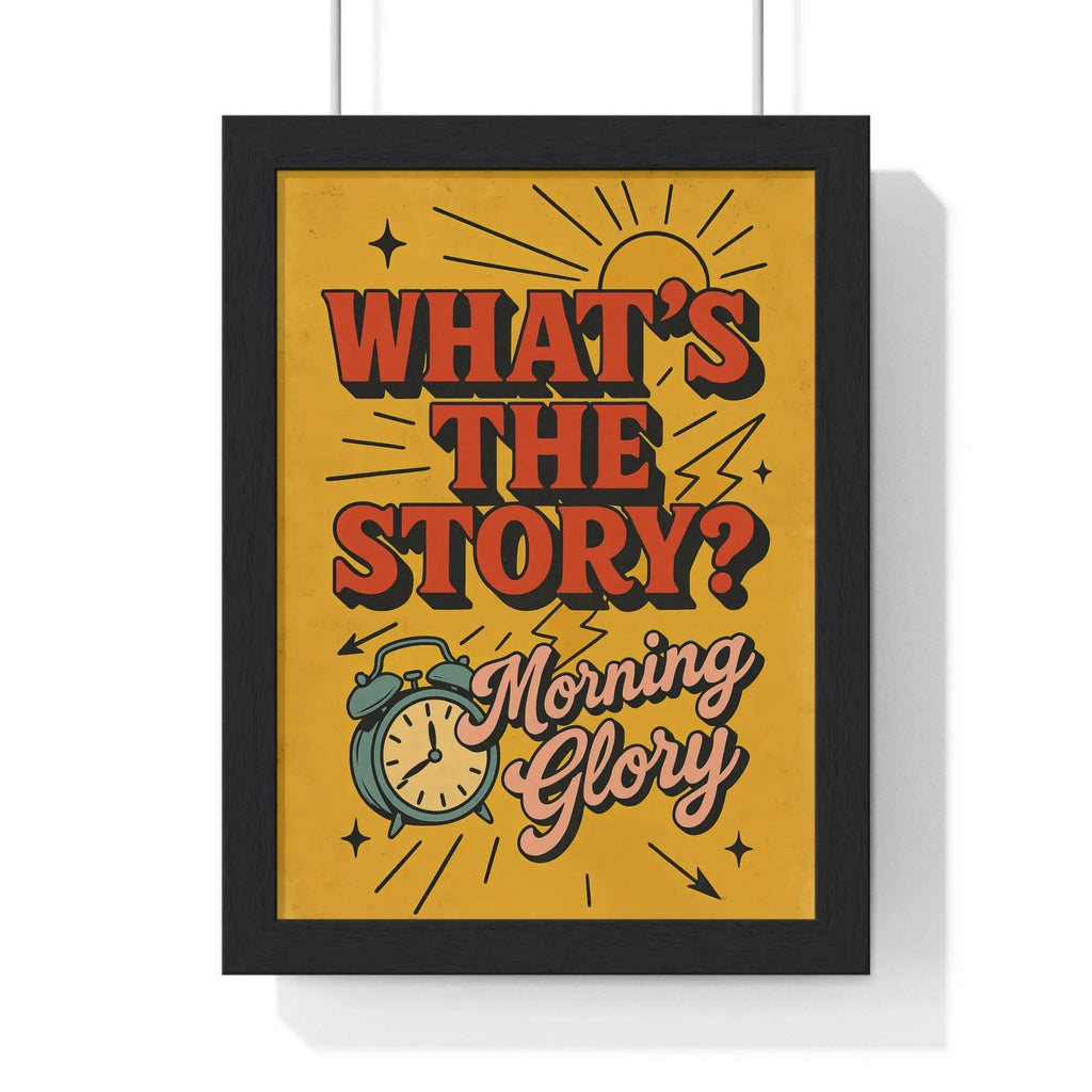 What’s the Story Morning Glory Poster | Oasis Inspired Wall Art
