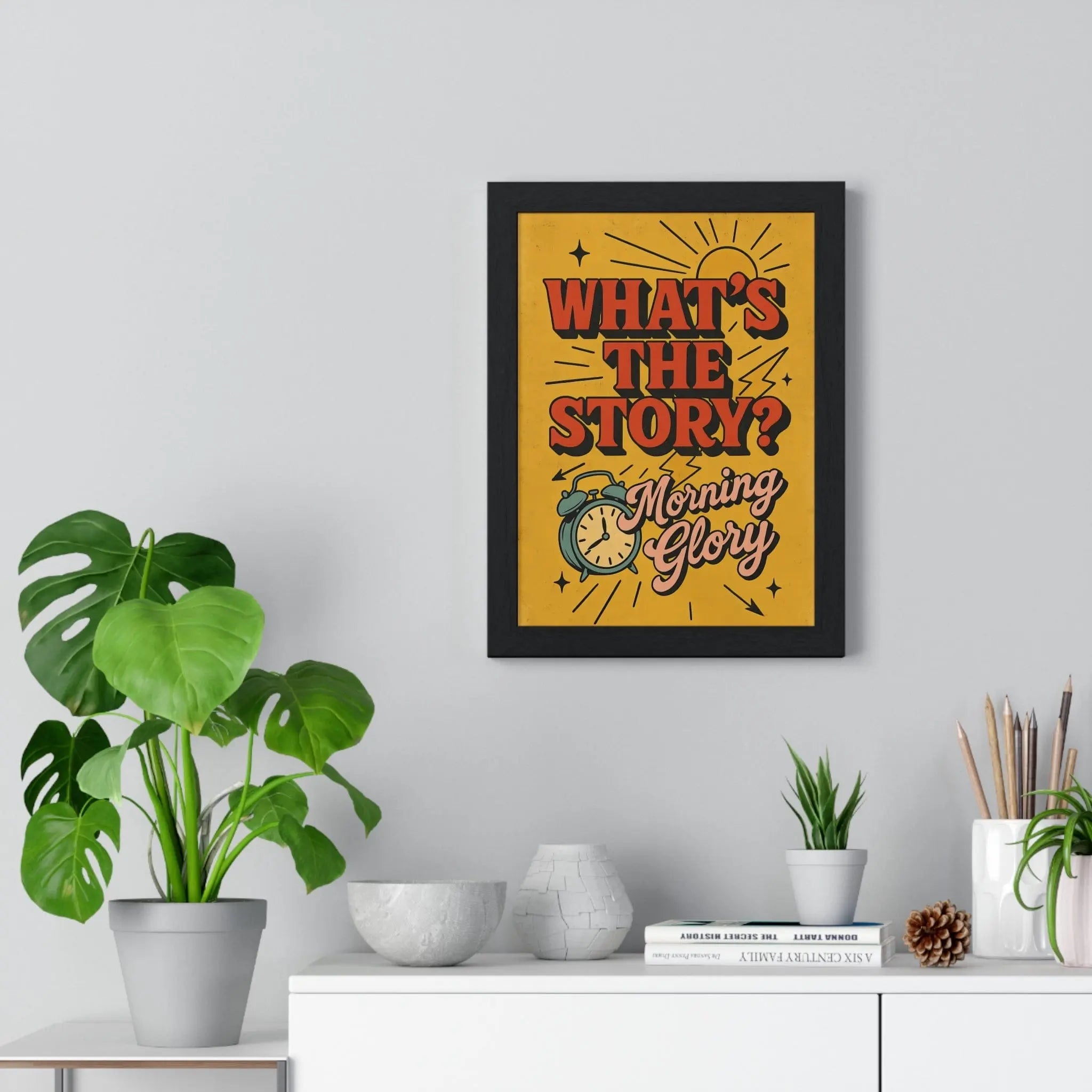 What’s the Story Morning Glory Poster | Oasis Inspired Wall Art