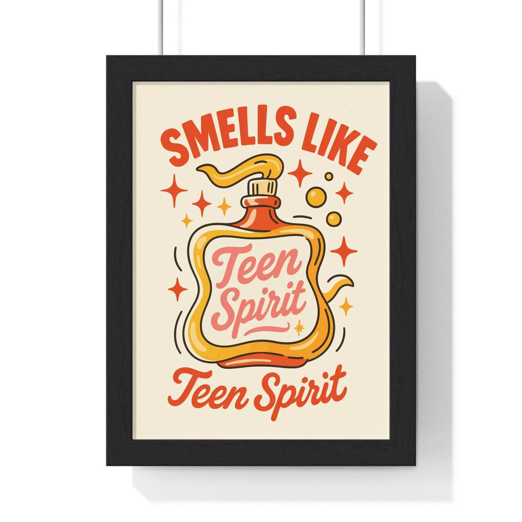 Smells Like Teen Spirit Poster | Nirvana Inspired Wall Art