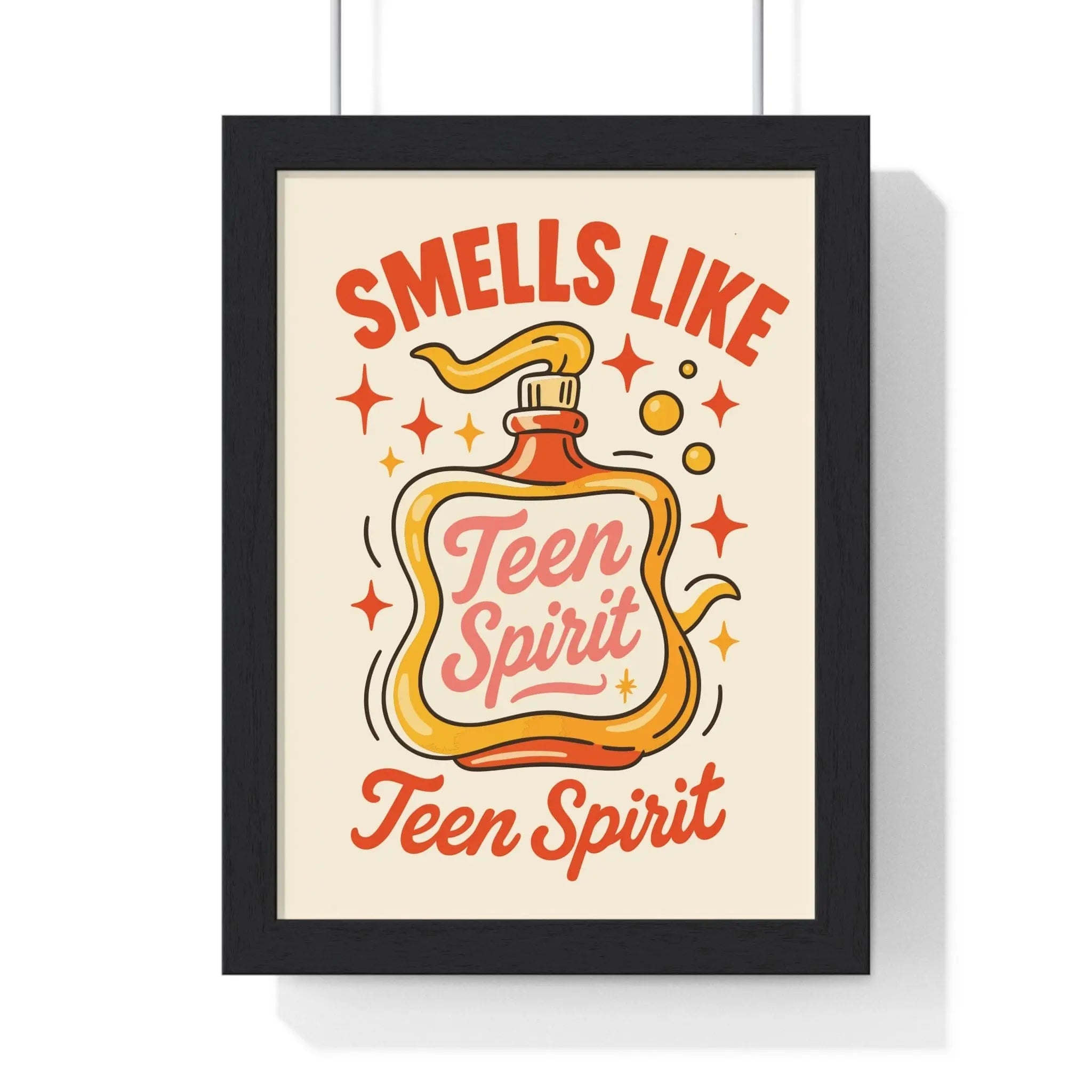Smells Like Teen Spirit Poster | Nirvana Inspired Wall Art