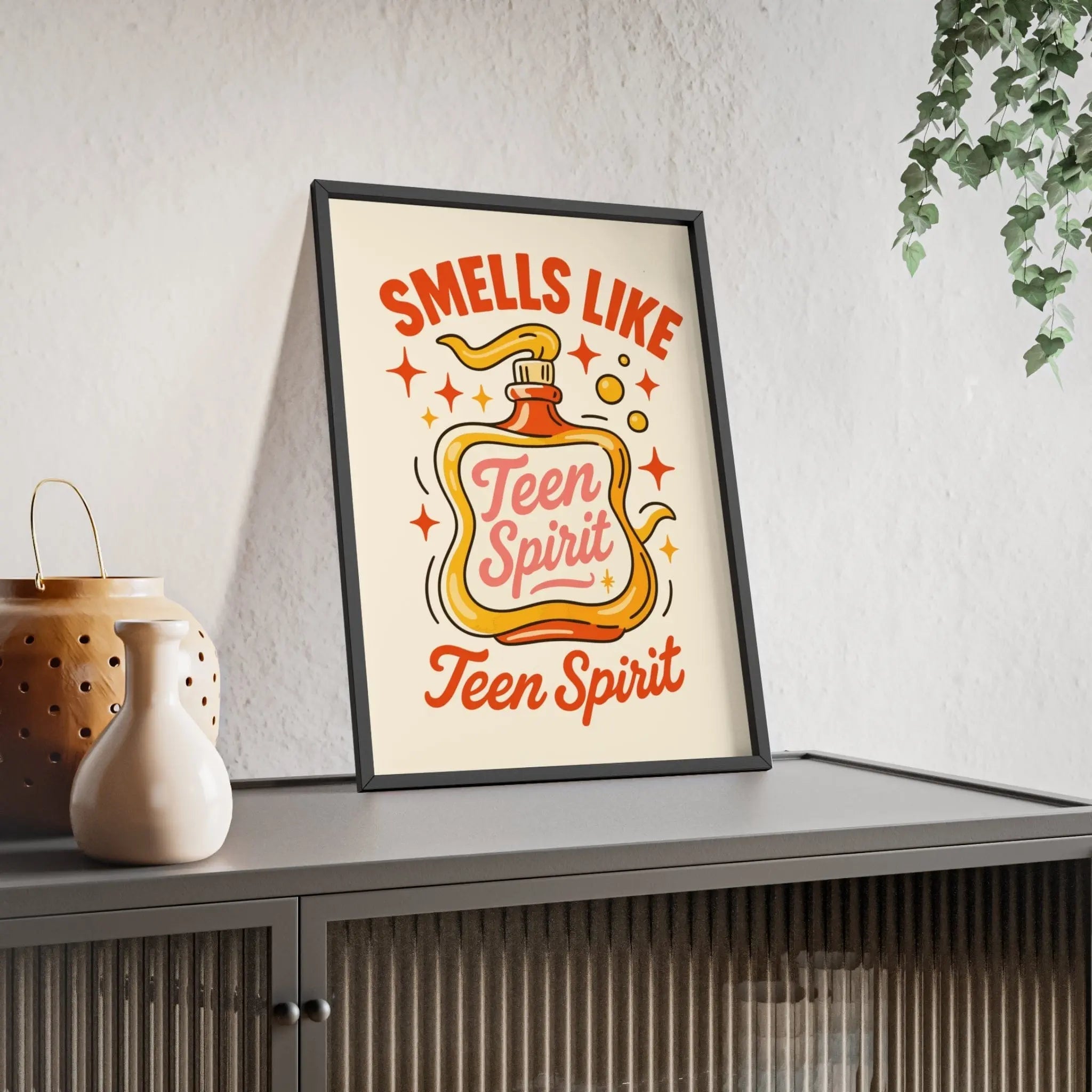 Smells Like Teen Spirit Poster | Nirvana Inspired Wall Art