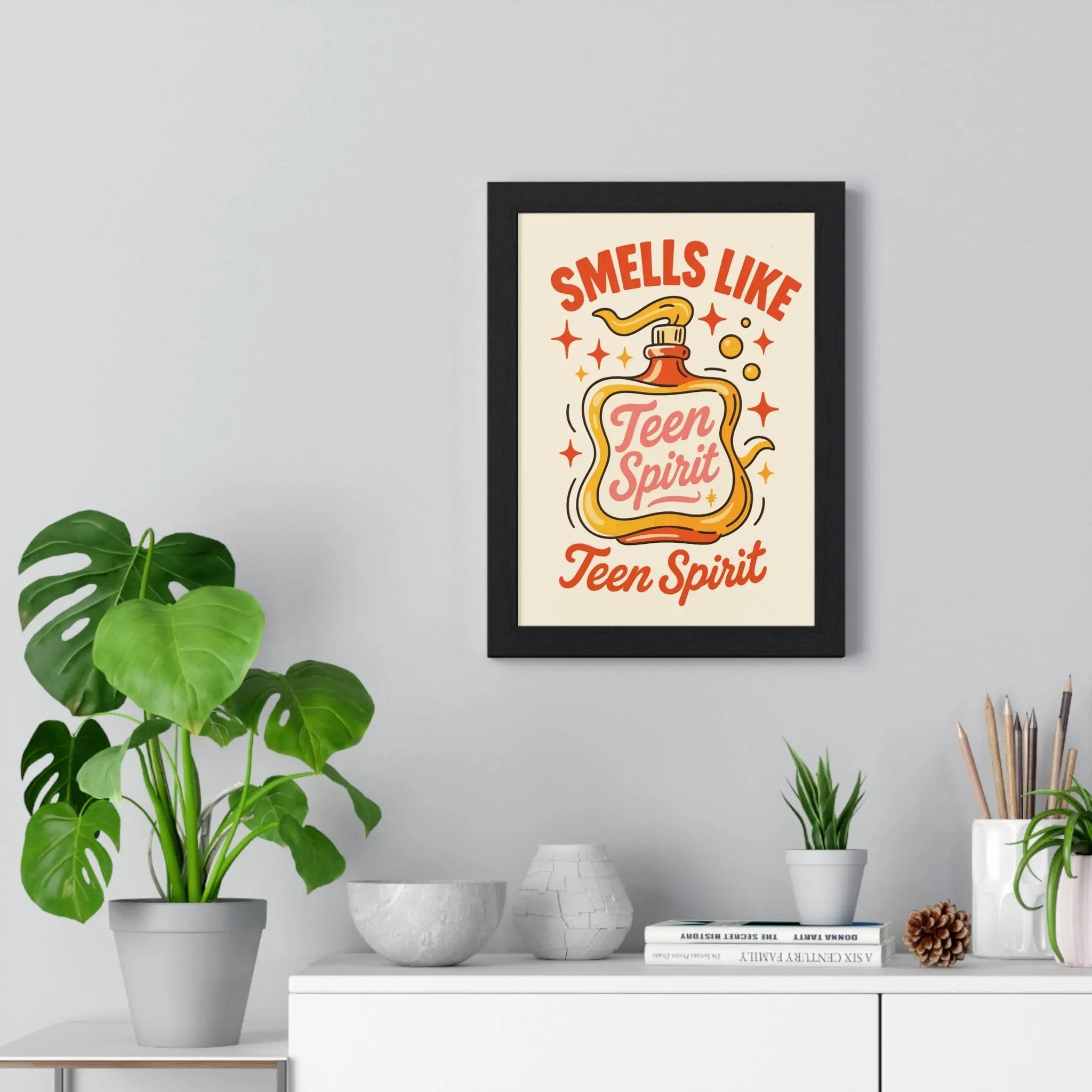 Smells Like Teen Spirit Poster | Nirvana Inspired Wall Art